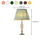 Lampe de table géométrique multicolore en cristal pour éclairage de chevet