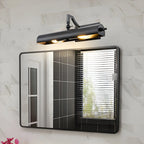 Applique murale industrielle noire tubulaire pour salon