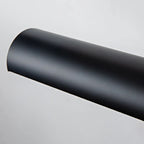 Applique murale industrielle noire tubulaire pour salon