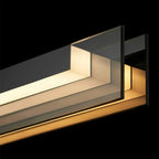 Suspension LED moderne noire à intensité variable pour îlot de cuisine
