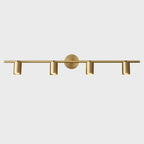 Appliques murales cylindriques minimalistes à LED réglables pour salle de bain