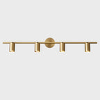 Appliques murales cylindriques minimalistes à LED réglables pour salle de bain