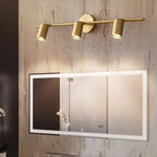 Appliques murales cylindriques minimalistes à LED réglables pour salle de bain