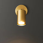Appliques murales cylindriques minimalistes à LED réglables pour salle de bain