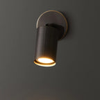 Appliques murales cylindriques minimalistes à LED réglables pour salle de bain