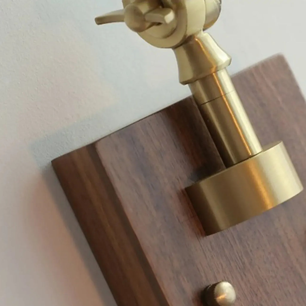 Lampada da parete vintage a braccio oscillante a soffietto per camera da letto moderna