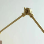 Lampada da parete vintage a braccio oscillante a soffietto per camera da letto moderna