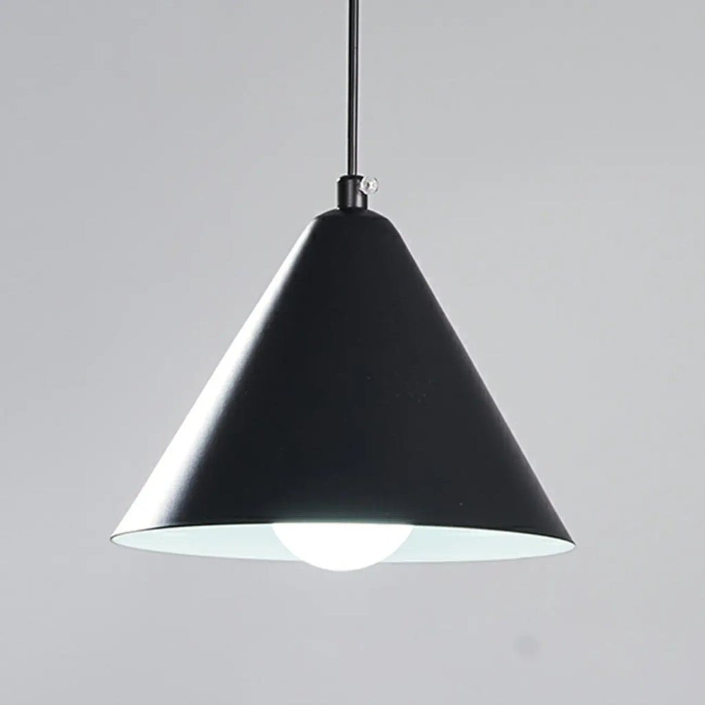 Suspension moderne à 3 lumières multicolores en forme de cône pour îlot de cuisine