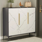 Armoire à chaussures réglable en métal blanc-gris pour entrée