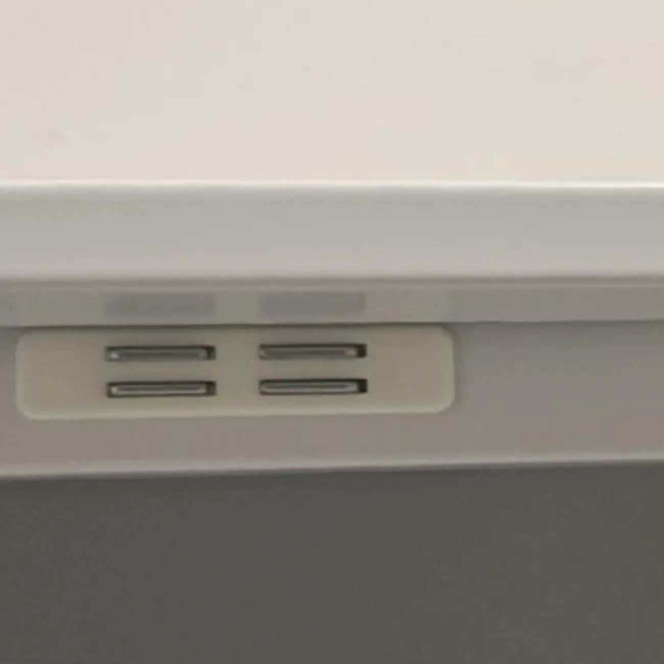 Armoire à chaussures réglable en métal blanc-gris pour entrée