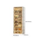 Organisateur de chaussures empilable en plastique blanc glamour pour placard