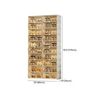 Organisateur de chaussures empilable en plastique blanc glamour pour placard