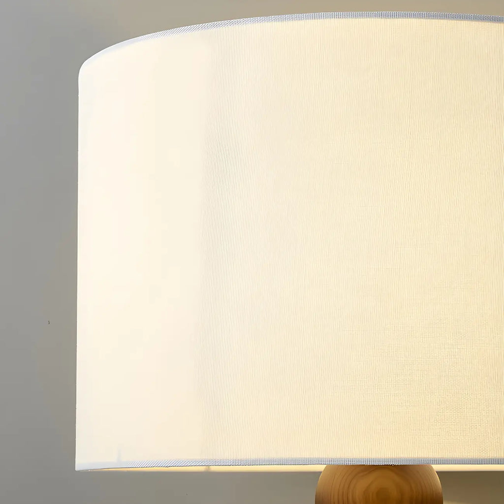 Lampada da terra tradizionale a piantana con paralume in tessuto per la casa (63")