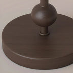 Lampada da terra tradizionale a piantana con paralume in tessuto per la casa (63")
