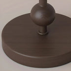 Lampada da terra tradizionale a piantana con paralume in tessuto per la casa (63")