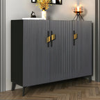 Meuble à chaussures de luxe en bois gris pour entrée