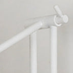 Applique murale minimaliste blanche à bras articulé pour la lecture au chevet