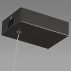 Suspension linéaire en cristal pour îlot de cuisine, à intensité variable, LED.