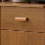 Grand buffet de rangement en bois et acrylique, réglable