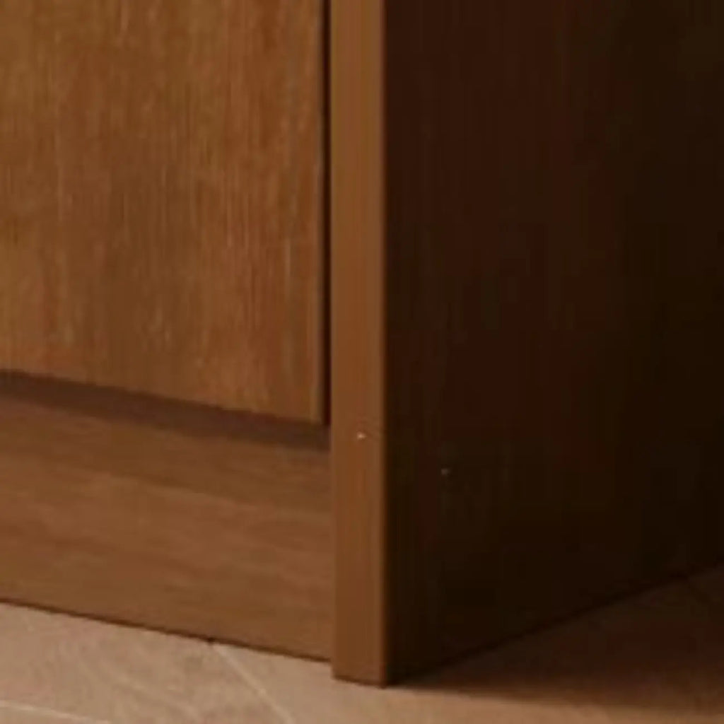 Grand buffet de rangement en bois et acrylique, réglable