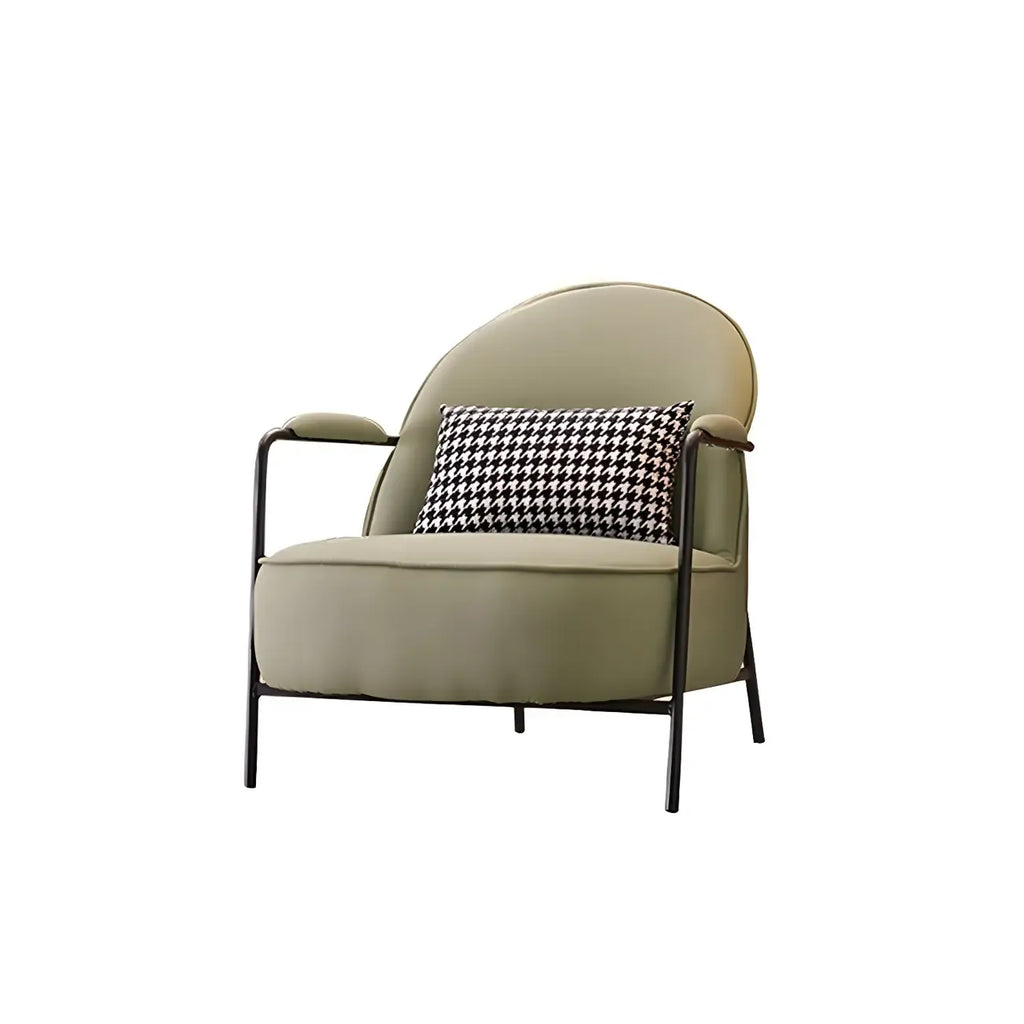 Fauteuil moderne en cuir, résistant à l'eau et aux rayures