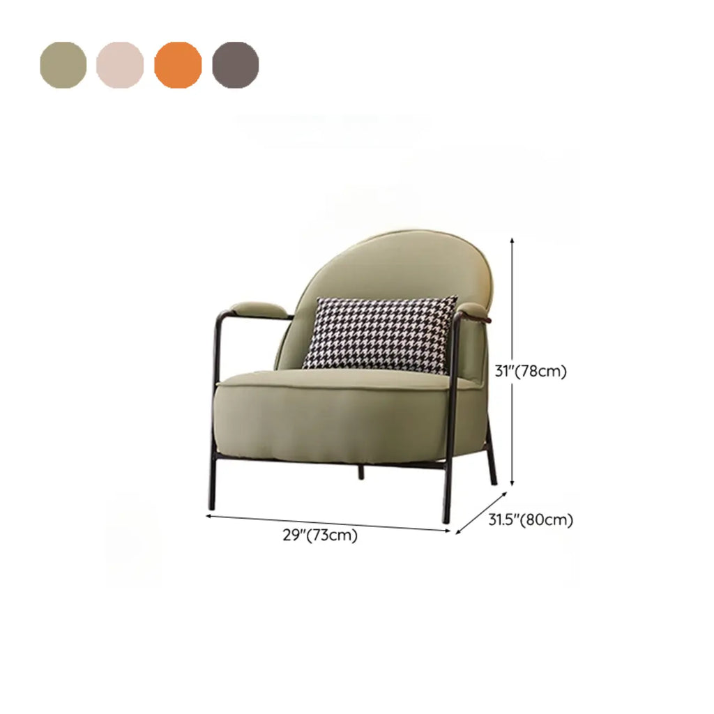 Fauteuil moderne en cuir, résistant à l'eau et aux rayures