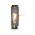 Applique murale LED géométrique moderne en verre doré et petit noir