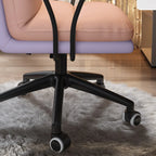 Chaise de bureau pivotante réglable en cuir moderne