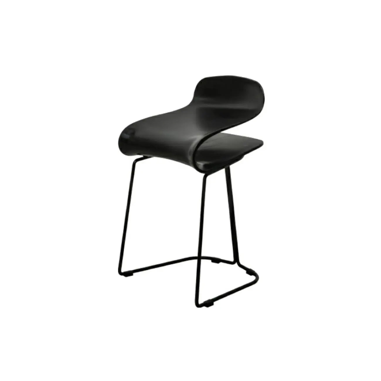 Sgabello da bar senza schienale in acrilico, elegante e resistente, altezza bancone