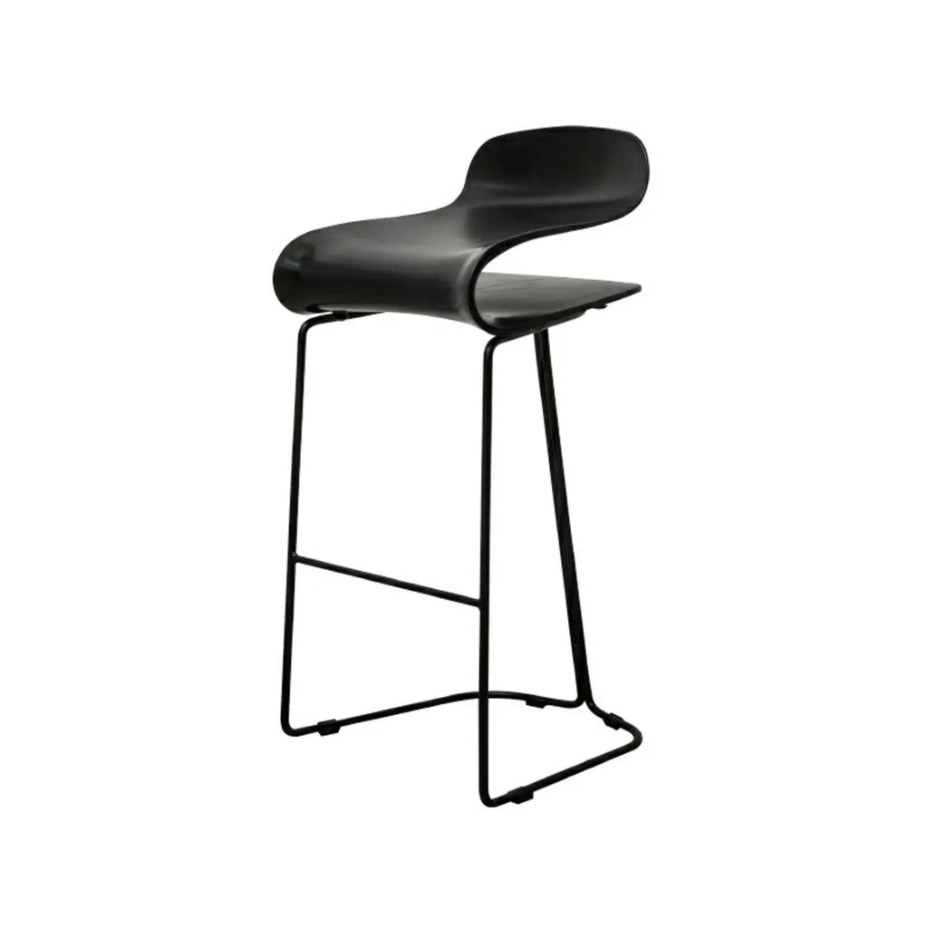 Sgabello da bar senza schienale in acrilico, elegante e resistente, altezza bancone