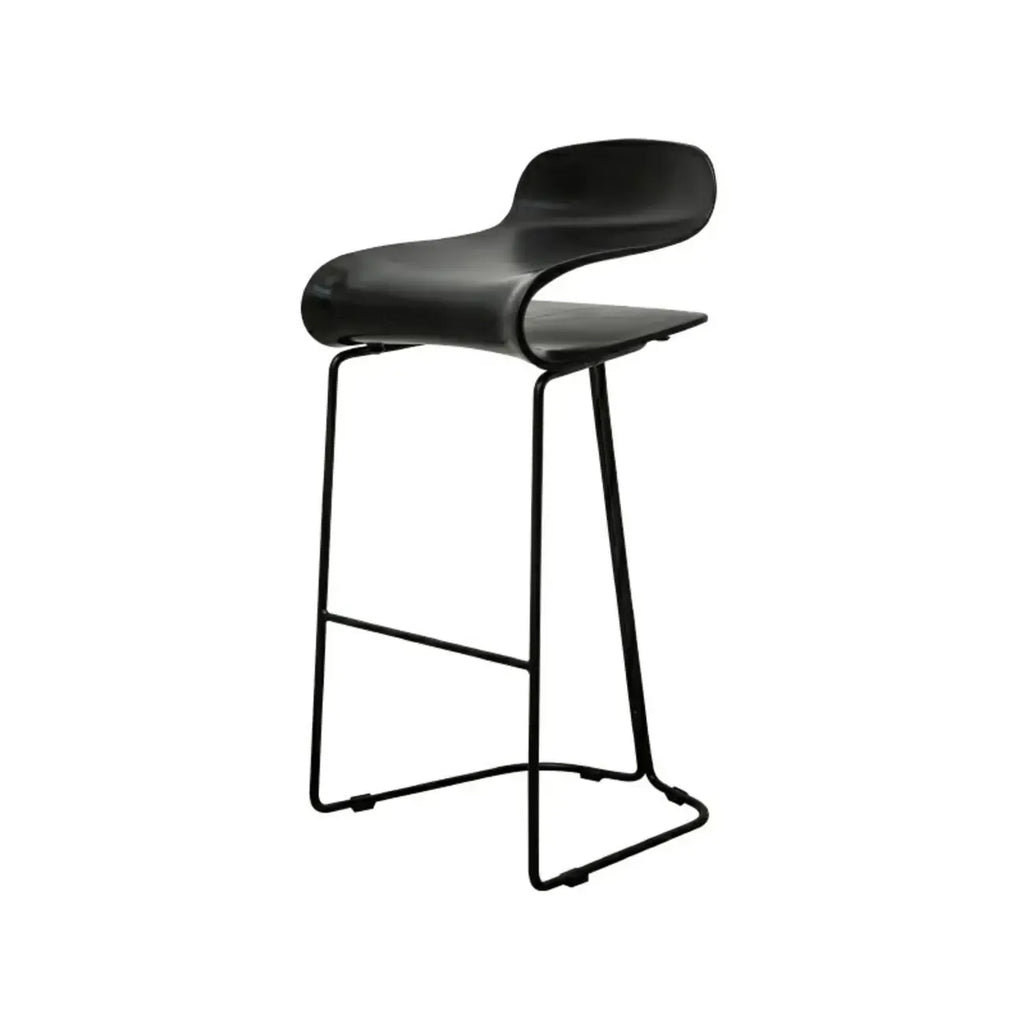 Sgabello da bar senza schienale in acrilico, elegante e resistente, altezza bancone