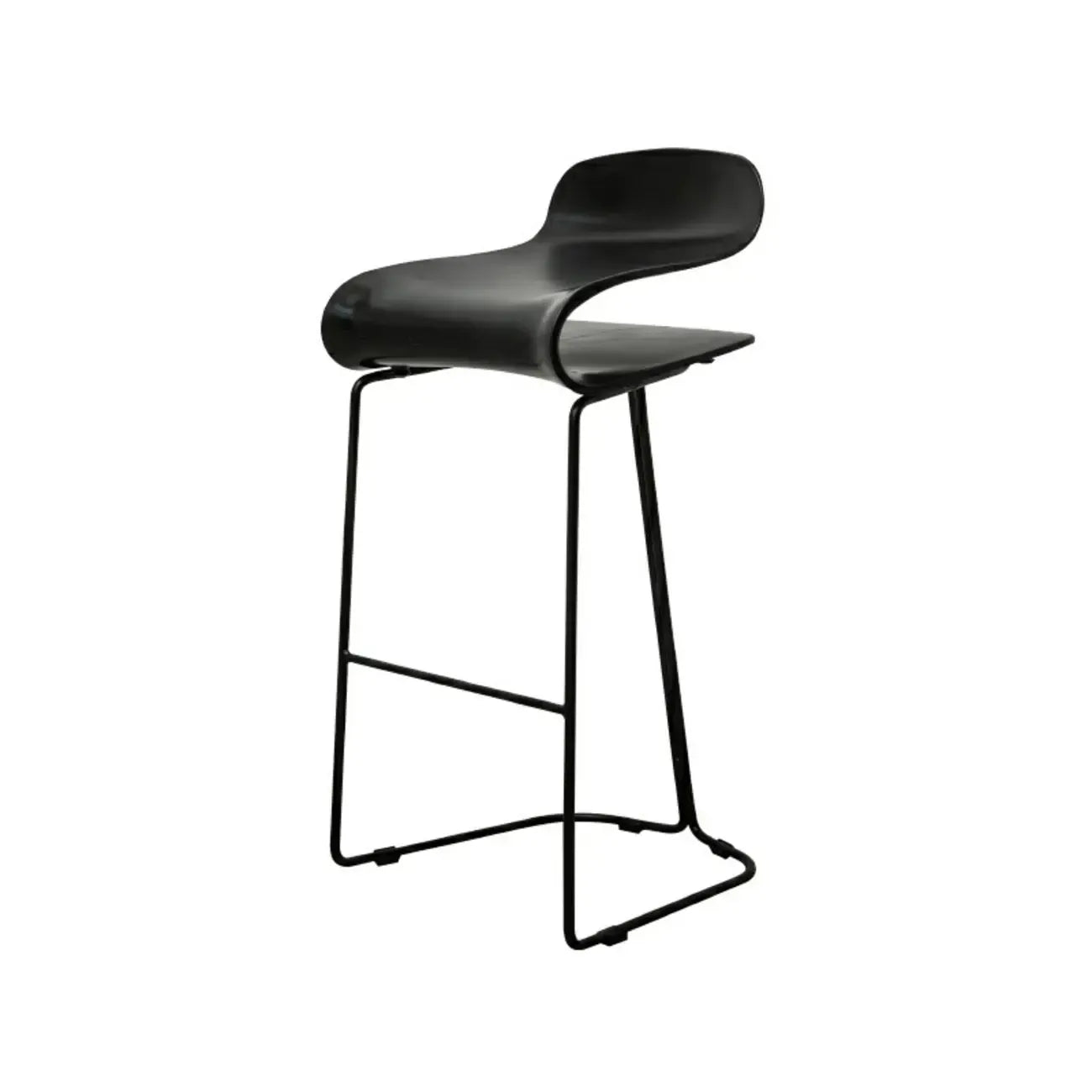 Sgabello da bar senza schienale in acrilico, elegante e resistente, altezza bancone