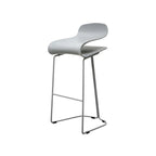 Sgabello da bar senza schienale in acrilico, elegante e resistente, altezza bancone