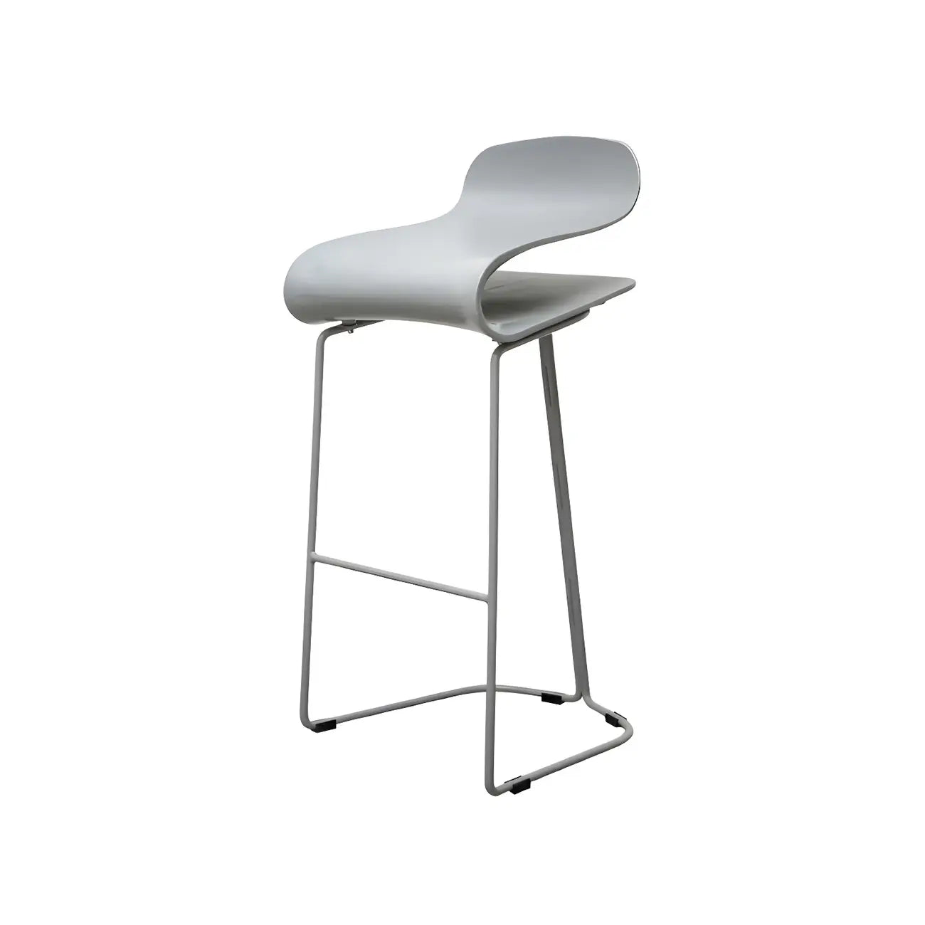 Sgabello da bar senza schienale in acrilico, elegante e resistente, altezza bancone