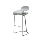 Sgabello da bar senza schienale in acrilico, elegante e resistente, altezza bancone