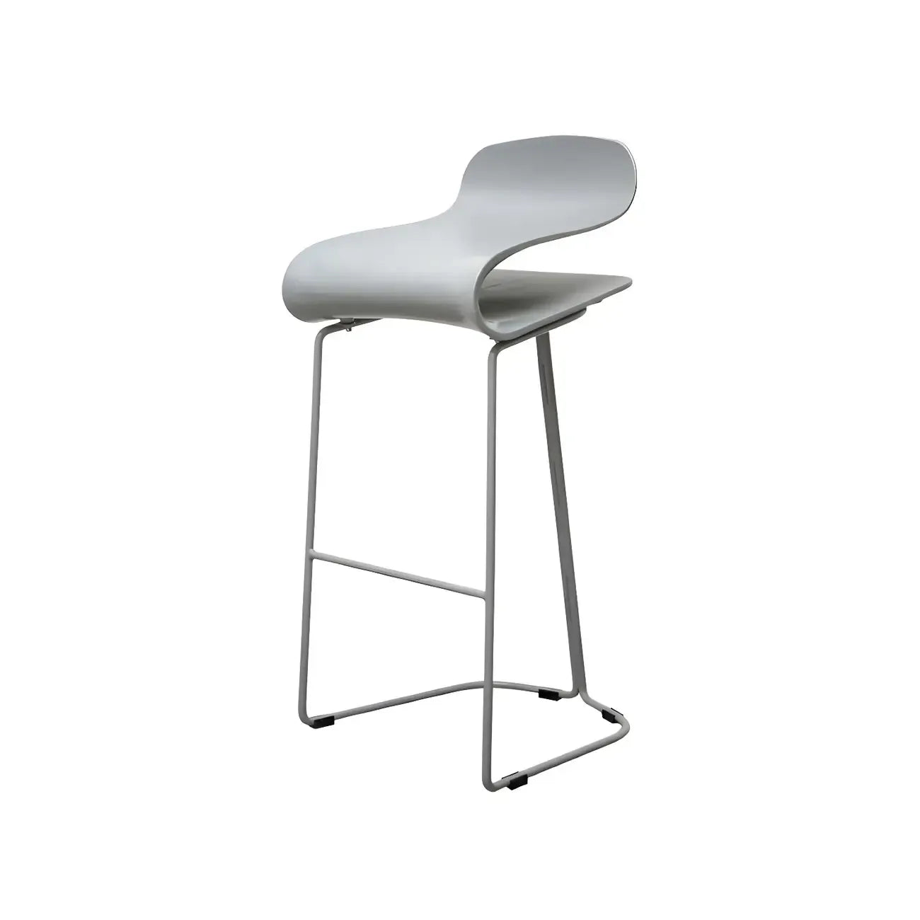 Sgabello da bar senza schienale in acrilico, elegante e resistente, altezza bancone