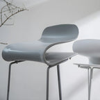 Sgabello da bar senza schienale in acrilico, elegante e resistente, altezza bancone