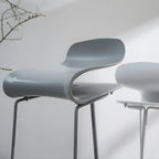 Sgabello da bar senza schienale in acrilico, elegante e resistente, altezza bancone