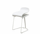Sgabello da bar senza schienale in acrilico, elegante e resistente, altezza bancone