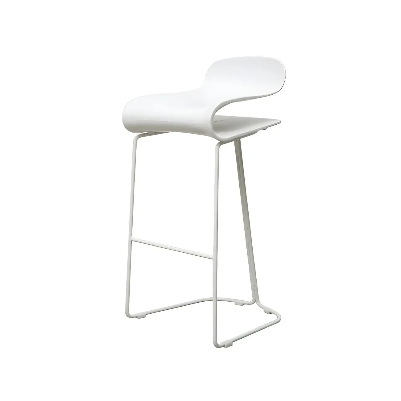Sgabello da bar senza schienale in acrilico, elegante e resistente, altezza bancone