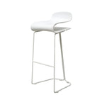 Sgabello da bar senza schienale in acrilico, elegante e resistente, altezza bancone