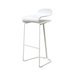 Sgabello da bar senza schienale in acrilico, elegante e resistente, altezza bancone