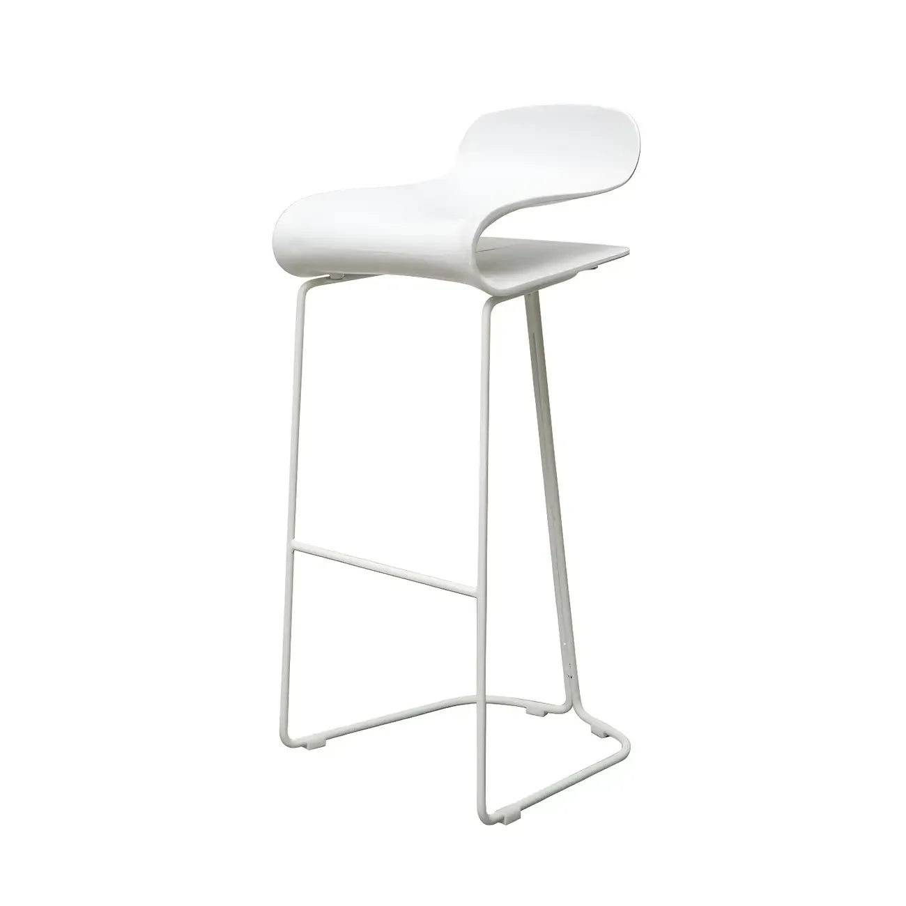 Sgabello da bar senza schienale in acrilico, elegante e resistente, altezza bancone