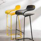 Sgabello da bar senza schienale in acrilico, elegante e resistente, altezza bancone