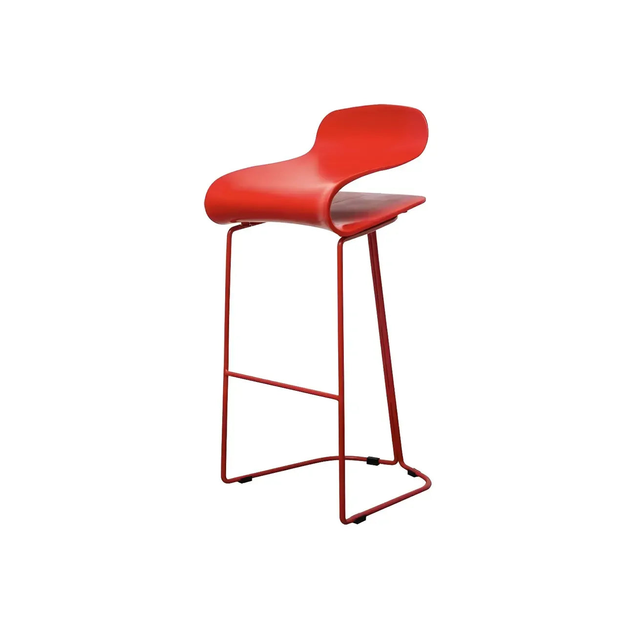 Sgabello da bar senza schienale in acrilico, elegante e resistente, altezza bancone