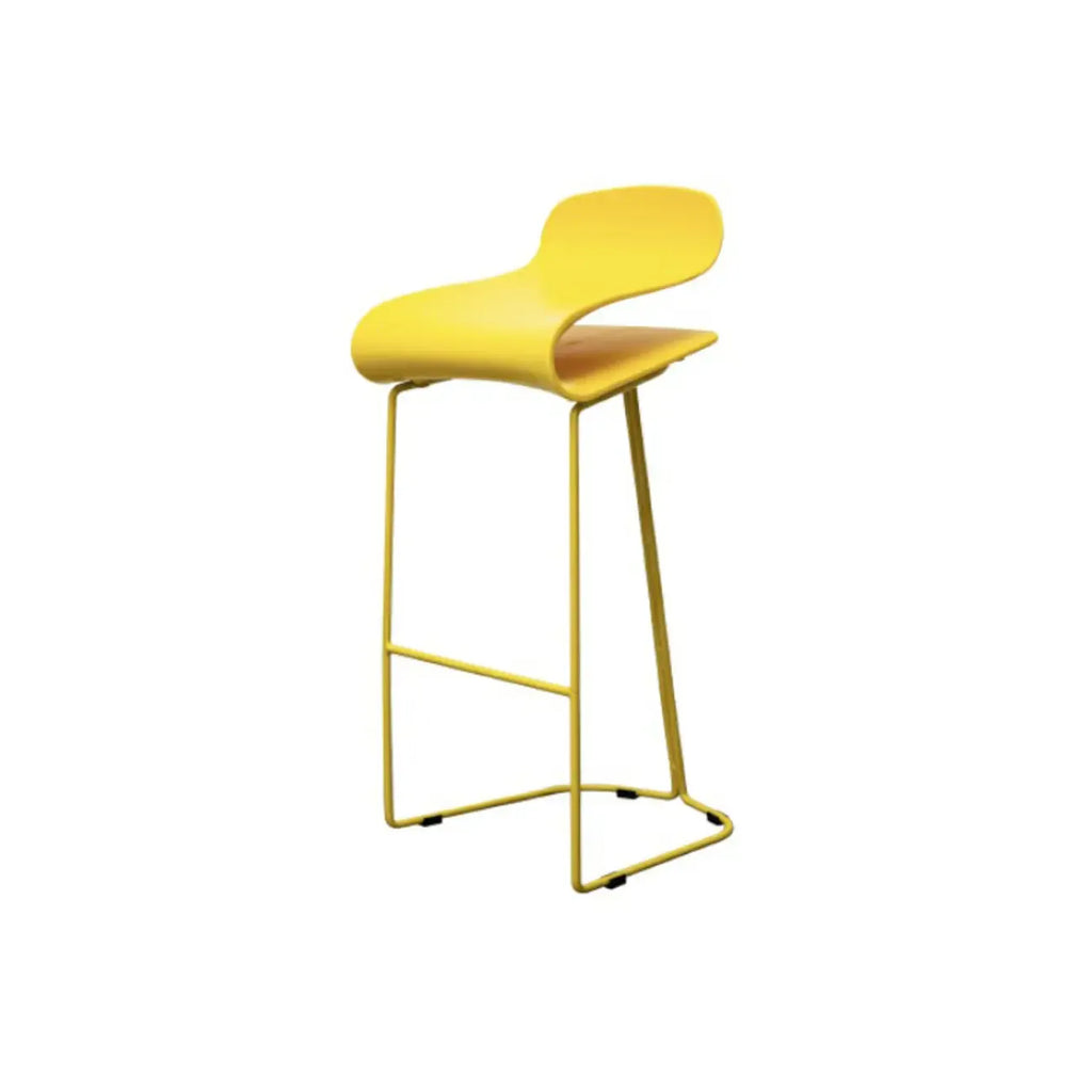 Sgabello da bar senza schienale in acrilico, elegante e resistente, altezza bancone