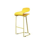 Sgabello da bar senza schienale in acrilico, elegante e resistente, altezza bancone