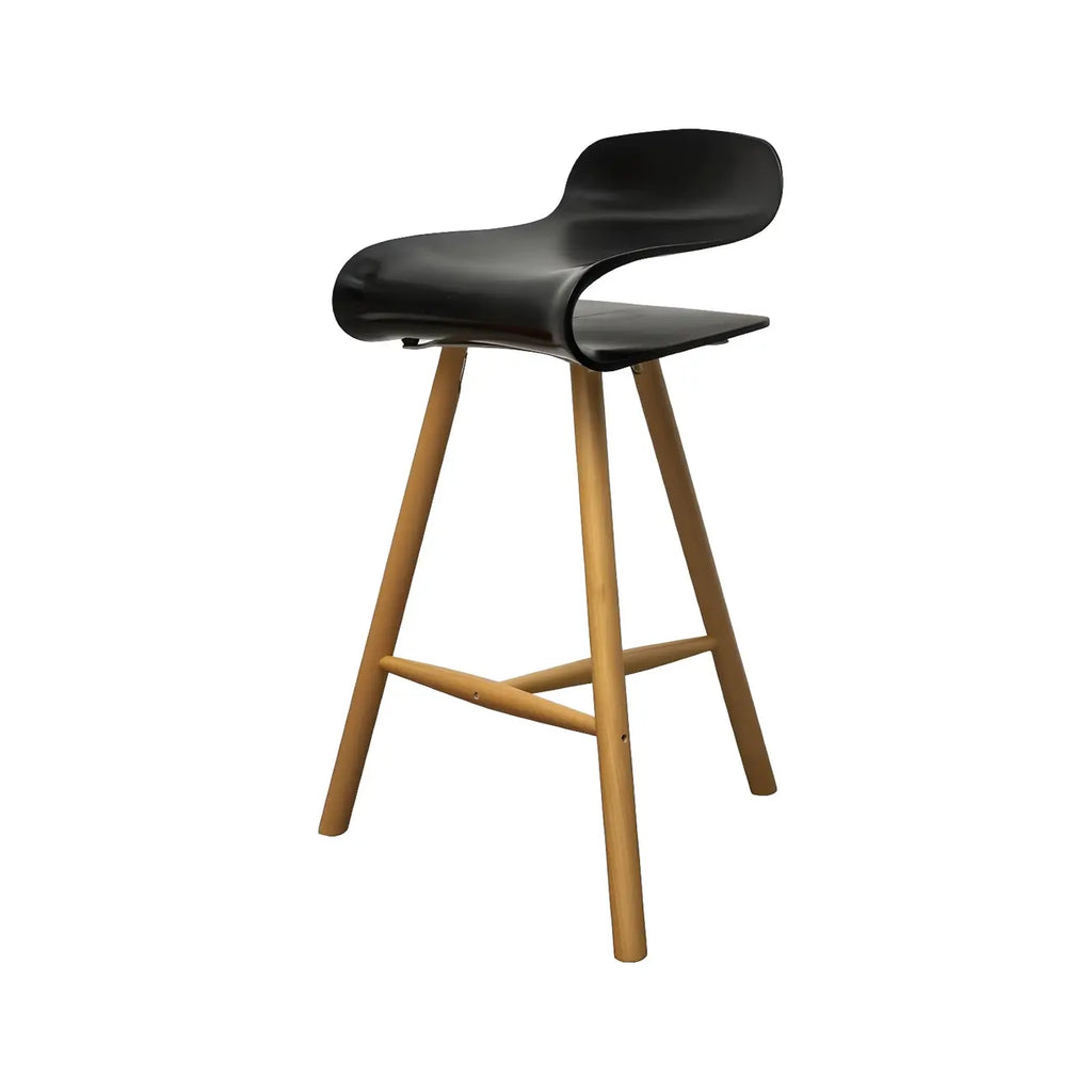 Sgabello da bar senza schienale in acrilico, elegante e resistente, altezza bancone