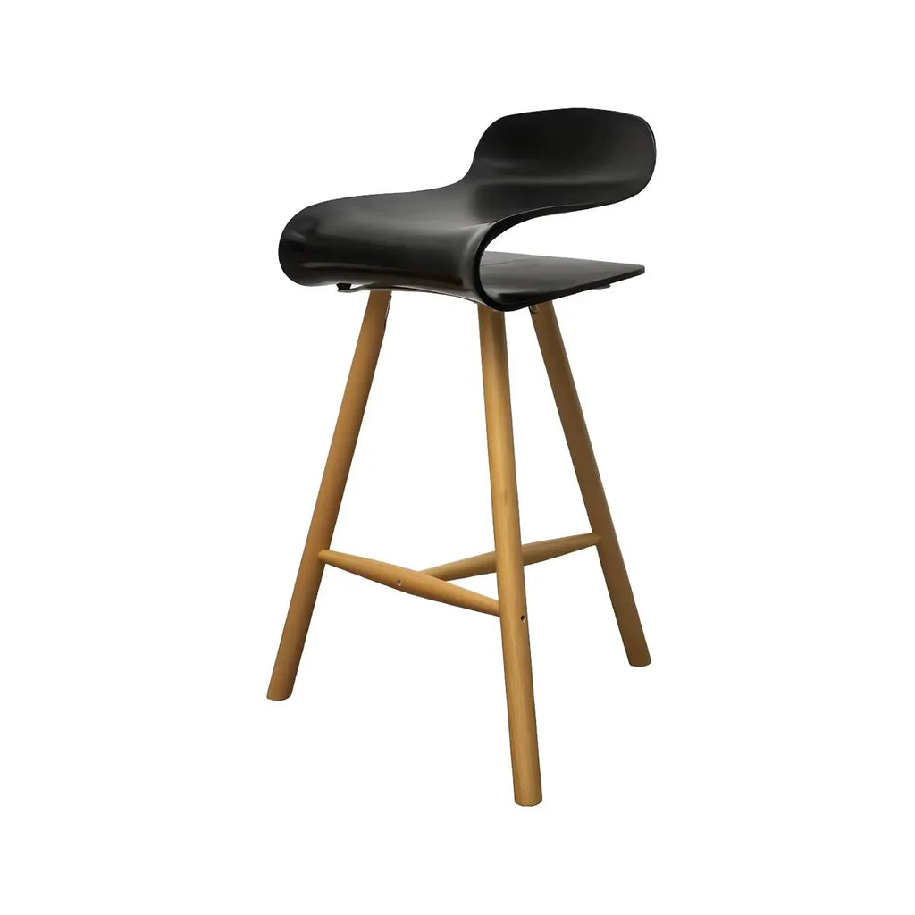 Sgabello da bar senza schienale in acrilico, elegante e resistente, altezza bancone