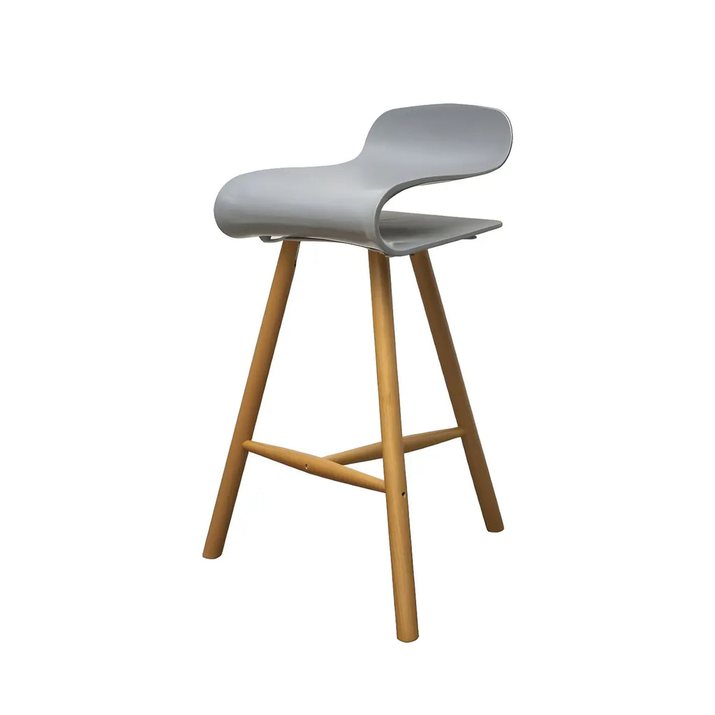 Sgabello da bar senza schienale in acrilico, elegante e resistente, altezza bancone